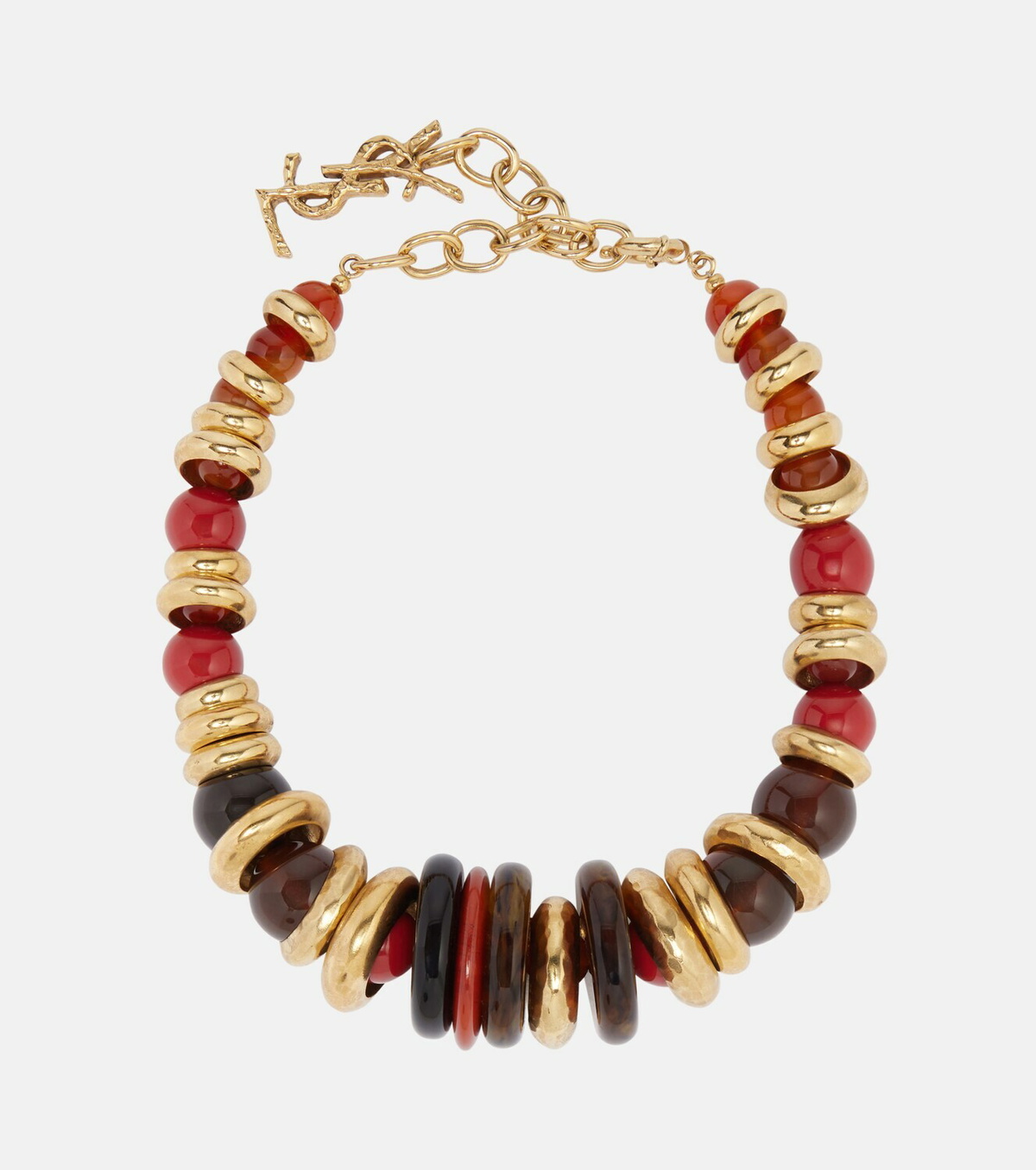Saint Laurent Loulou beaded choker
