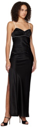 Anna October Black Waterlily Maxi Dress