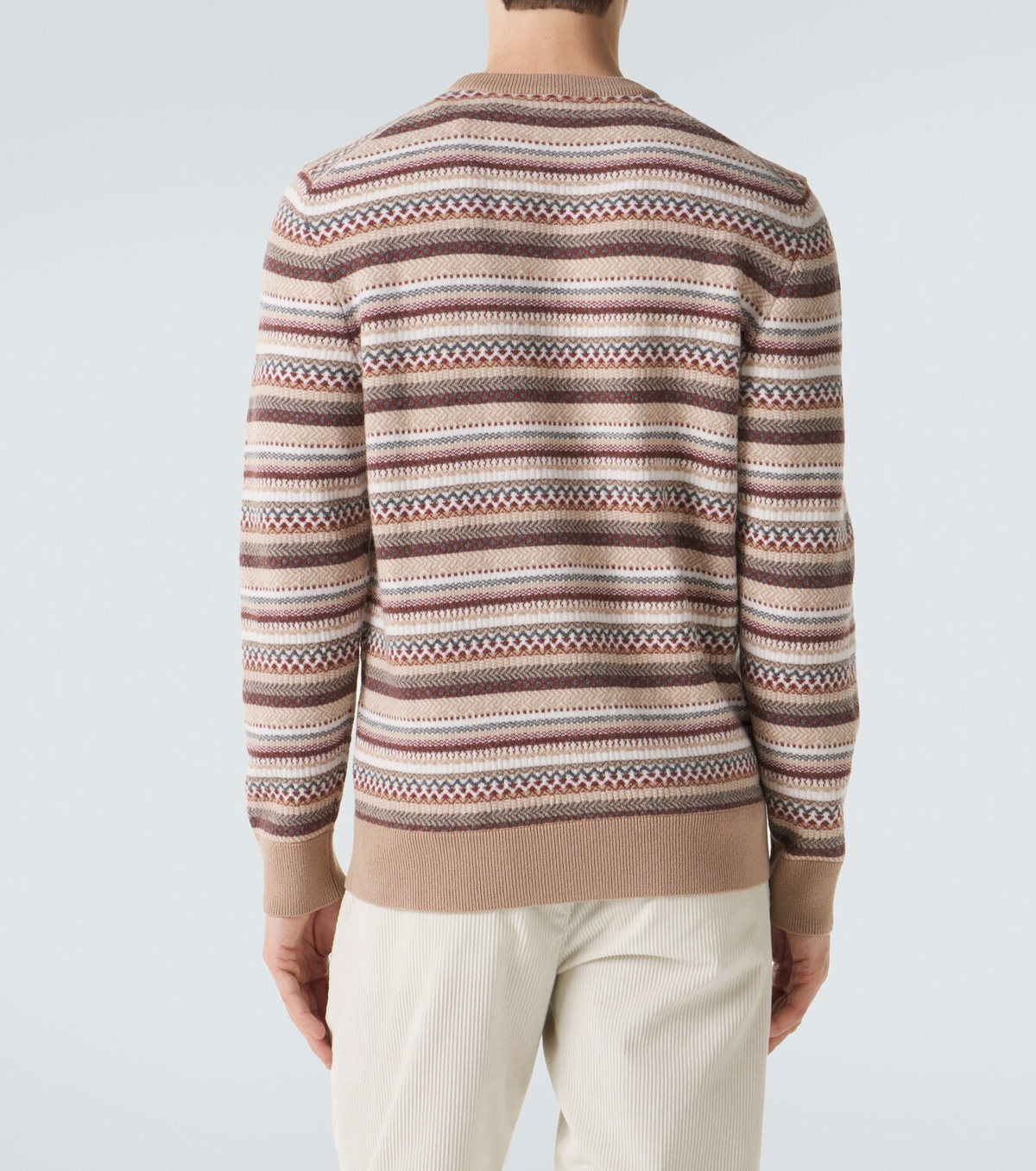Eleventy Jacquard wool sweater