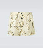 Jacquemus Puntini printed swim trunks