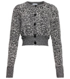 Paco Rabanne - Cropped cotton-blend knit cardigan