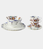 Serax Anemone Milk porcelain breakfast set