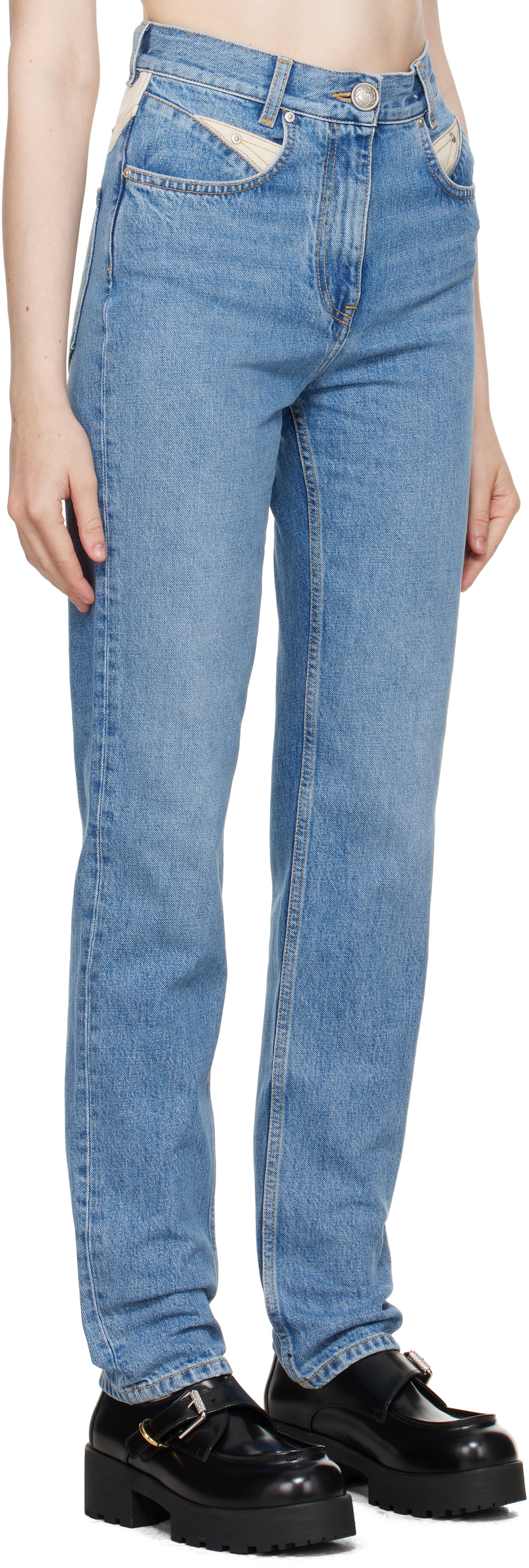 Givenchy Blue Slim Fit Yoke Jeans