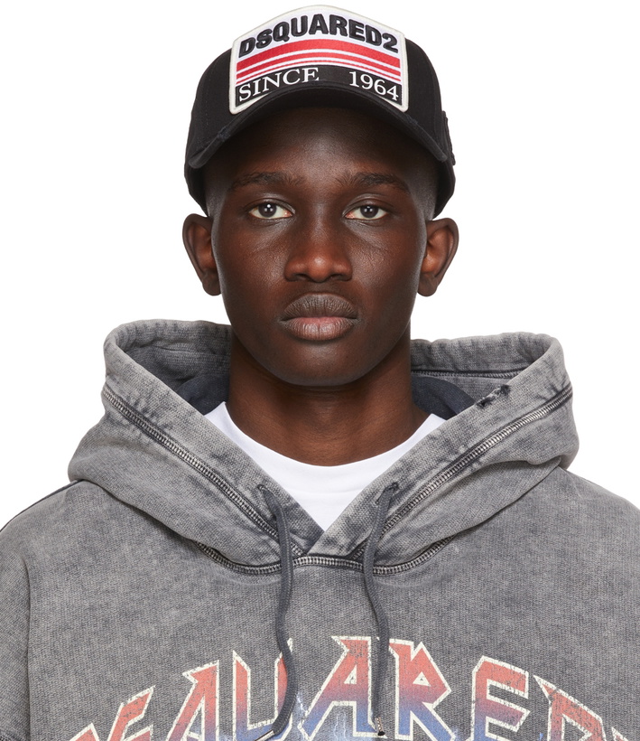 Photo: Dsquared2 Black 'Since 1964' Cap