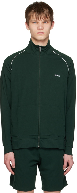 Photo: BOSS Green Embroidered Track Jacket