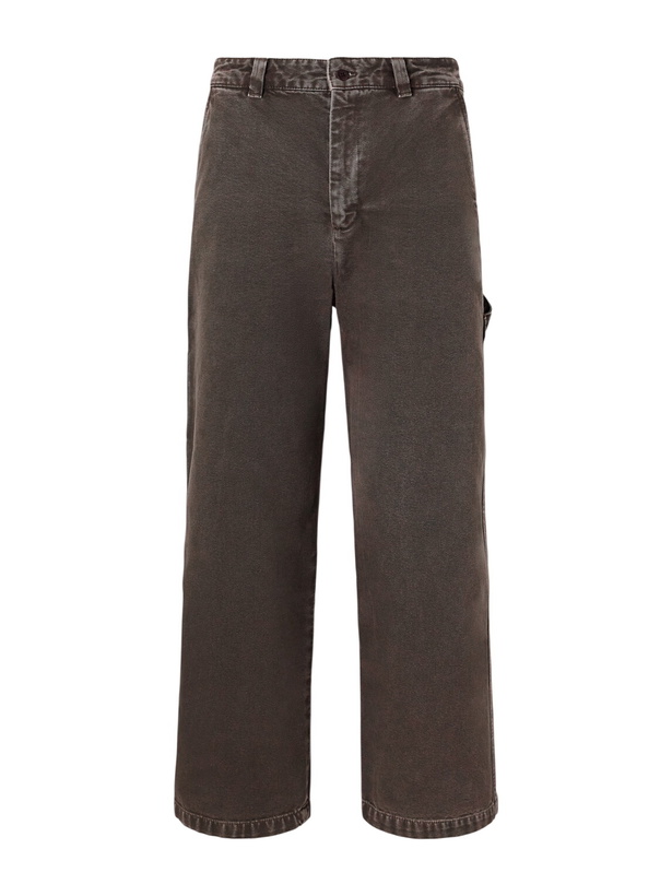 Photo: A.P.C. - Dan Carpenter Wide-Leg Cotton-Canvas Trousers - Brown
