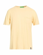 Drumohr Mens T-shirt Pastel in Yellow