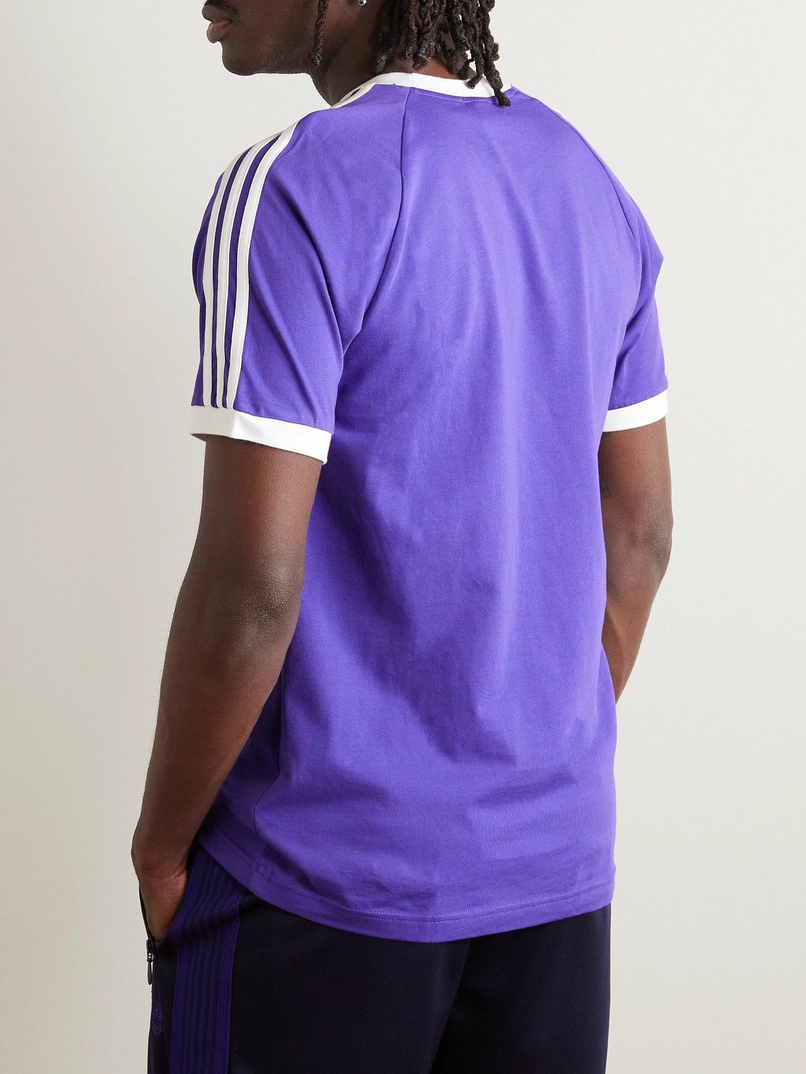 Adidas purple t shirt online