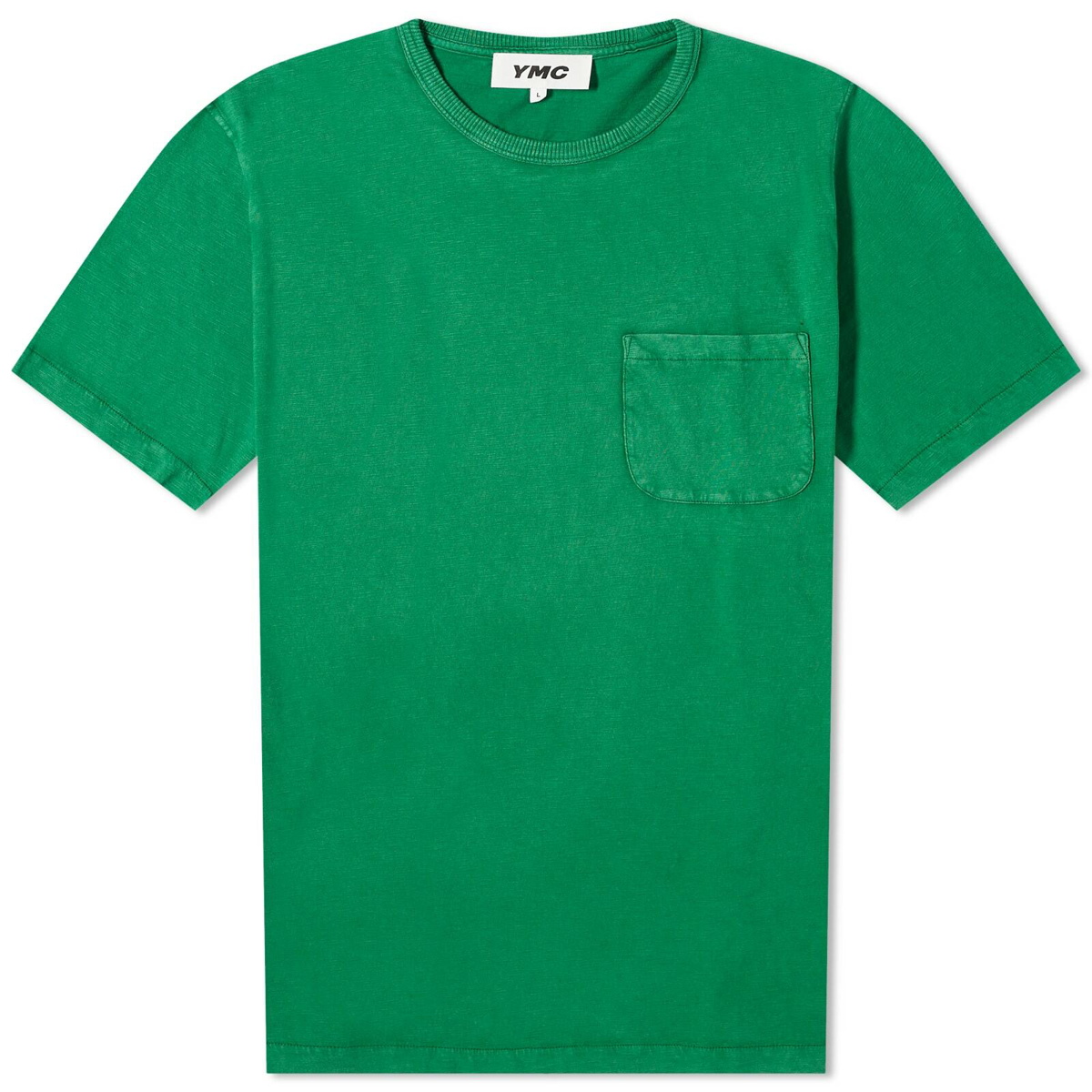 Photo: YMC Men's Wild Ones Pocket T-Shirt in Green