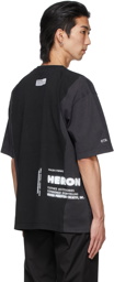 Heron Preston Black Caterpillar Edition Pocket T-Shirt