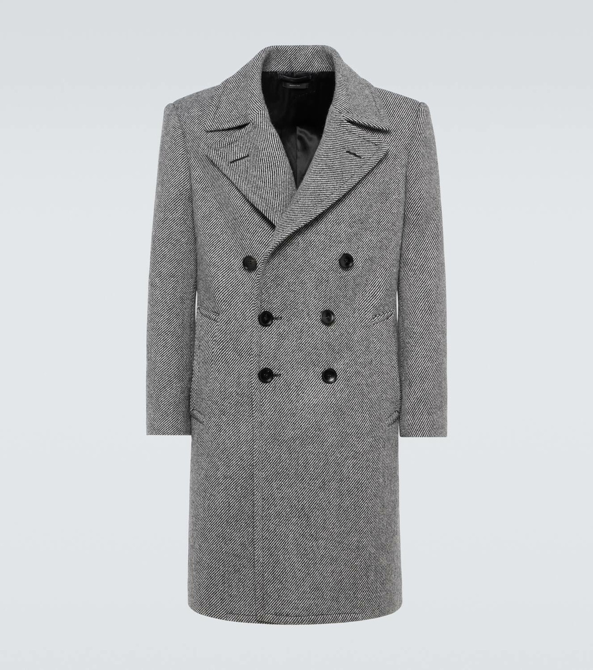 Tom Ford Virgin wool mouliné coat