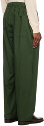 LEMAIRE Green Relaxed Trousers