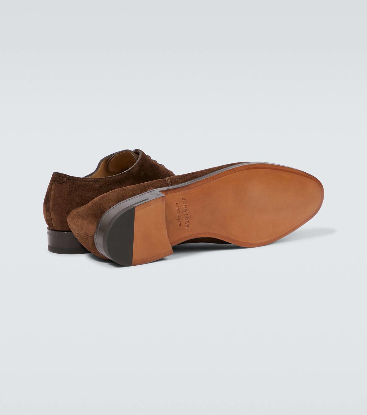 John Lobb City II suede Derby shoes