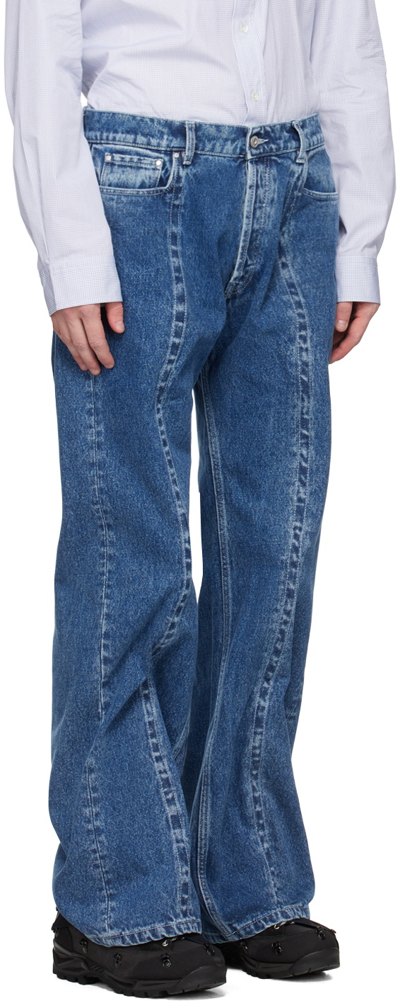 Y/Project Blue Classic Wire Jeans Y/Project