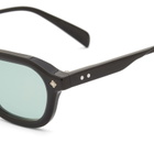 Lunetterie Générale Dolce Far Niente Sunglasses in Black/Palladium/Teal 