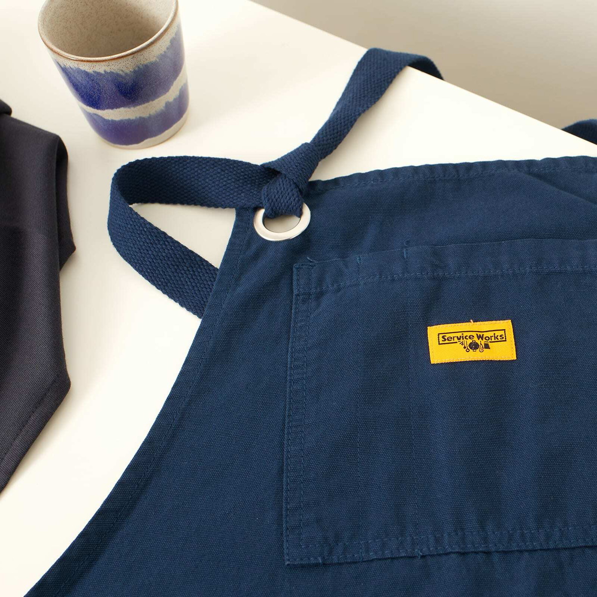 Service Works Men's Canvas Apron in Navy 