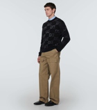 Gucci GG intarsia wool-blend sweater