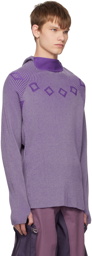 Charlie Constantinou SSENSE Exclusive Purple 66°North Edition Sweater