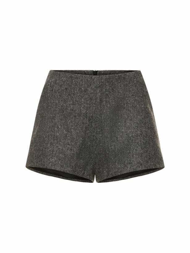 Photo: THE ANDAMANE Polly High Waist Wool Blend Hot Pants