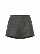 THE ANDAMANE Polly High Waist Wool Blend Hot Pants