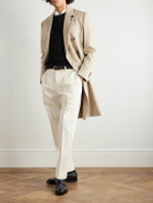 Zegna - Straight-Leg Cotton and Wool-Blend Trousers - White