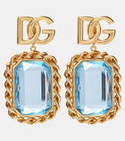 Dolce&Gabbana DG embellished clip-on earrings