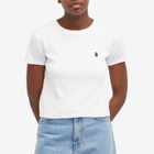 A Bathing Ape Women's One Point Baby T-Shirt in White