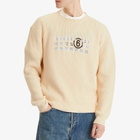 MM6 Maison Margiela Men's Logo Knit in Cream