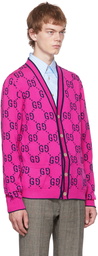 Gucci Pink GG Cardigan