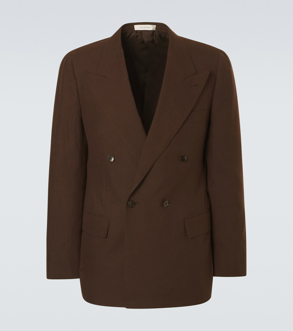 Umit Benan Richard linen and wool suit jacket