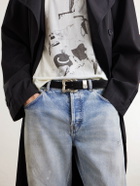 Enfants Riches Déprimés - 3cm Suede Belt - Black