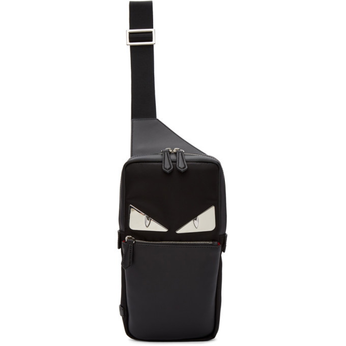 Fendi Black Bag Bugs Single-Strap Backpack Fendi