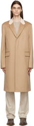 Acne Studios Tan Wool Cashmere Coat