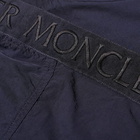 Moncler Men's Nylon Logo Pant in Navy