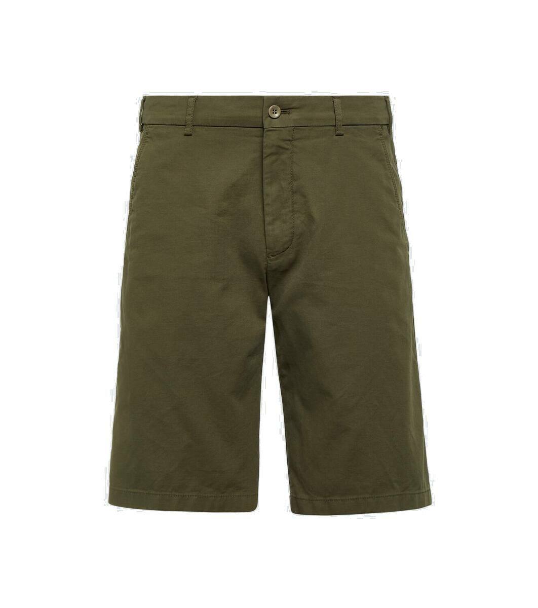 Gianni Lupo Beige Cotton Bermuda Shorts