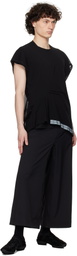 A. A. Spectrum Black Paso Convertible Trousers