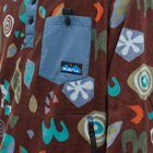 KAVU Men's Teannaway Snap Fleece in Peat Geo