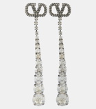 Valentino VLogo Signature embellished drop earrings