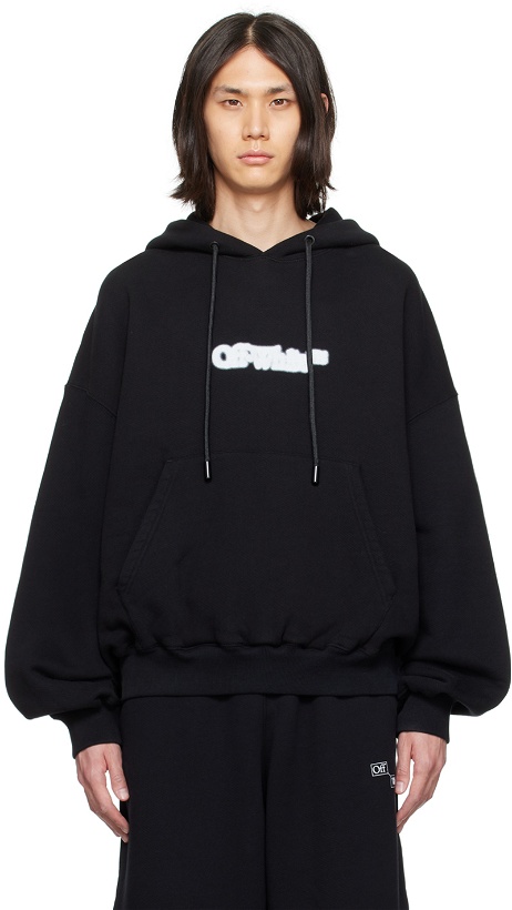 Photo: Off-White Black Blurr Book Over Hoodie