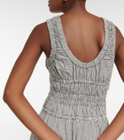 Proenza Schouler - White Label gingham poplin midi dress
