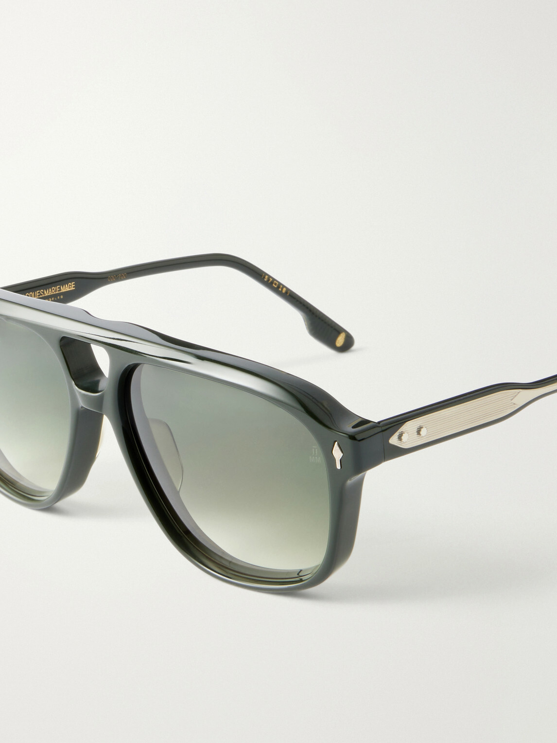 Jacques Marie Mage - Leonard Aviator-Style Acetate Sunglasses