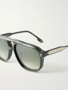 Jacques Marie Mage - Leonard Aviator-Style Acetate Sunglasses