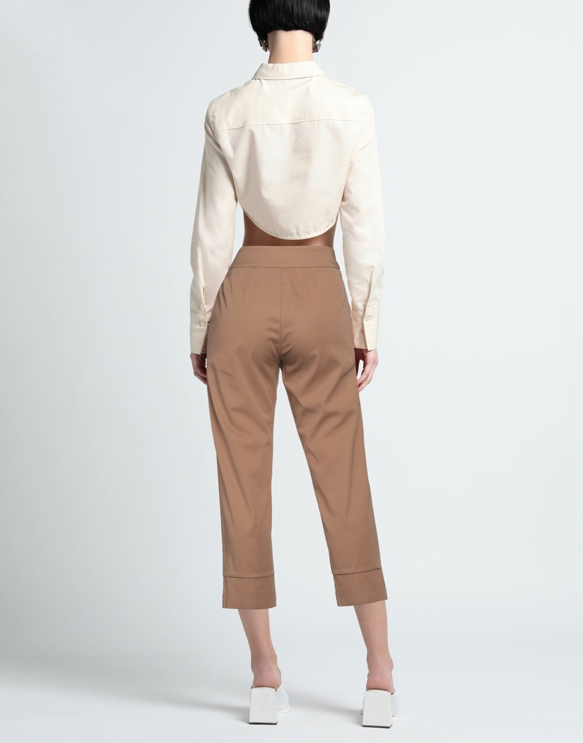 Alessia Santi Womens Pants Sand
