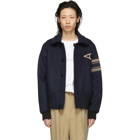 Acne Studios Navy Wool Ollys Bru Jacket