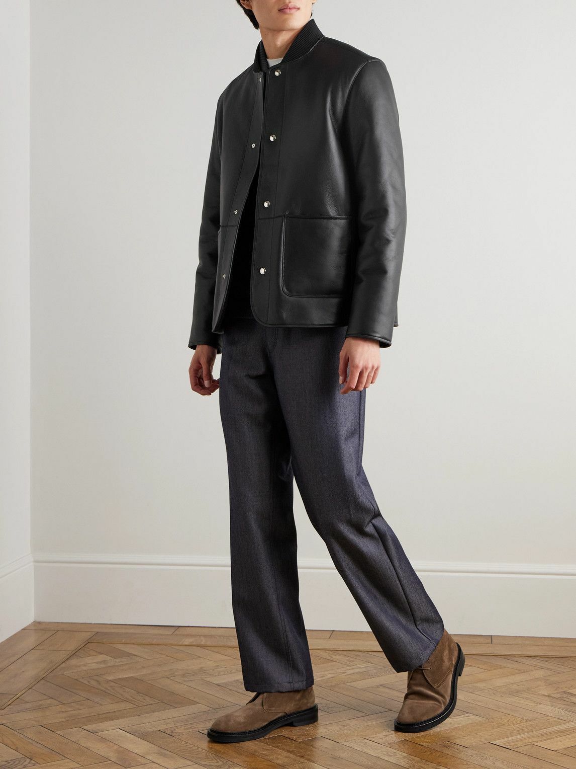 Mr P. - Reversible Shearling Jacket - Black