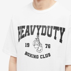 FrizmWORKS Men's Heavyduty Boxing Club T-Shirt in White