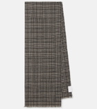 Brunello Cucinelli Cashmere checked scarf