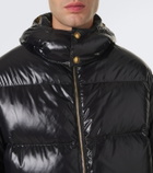 Versace Barocco hooded down jacket
