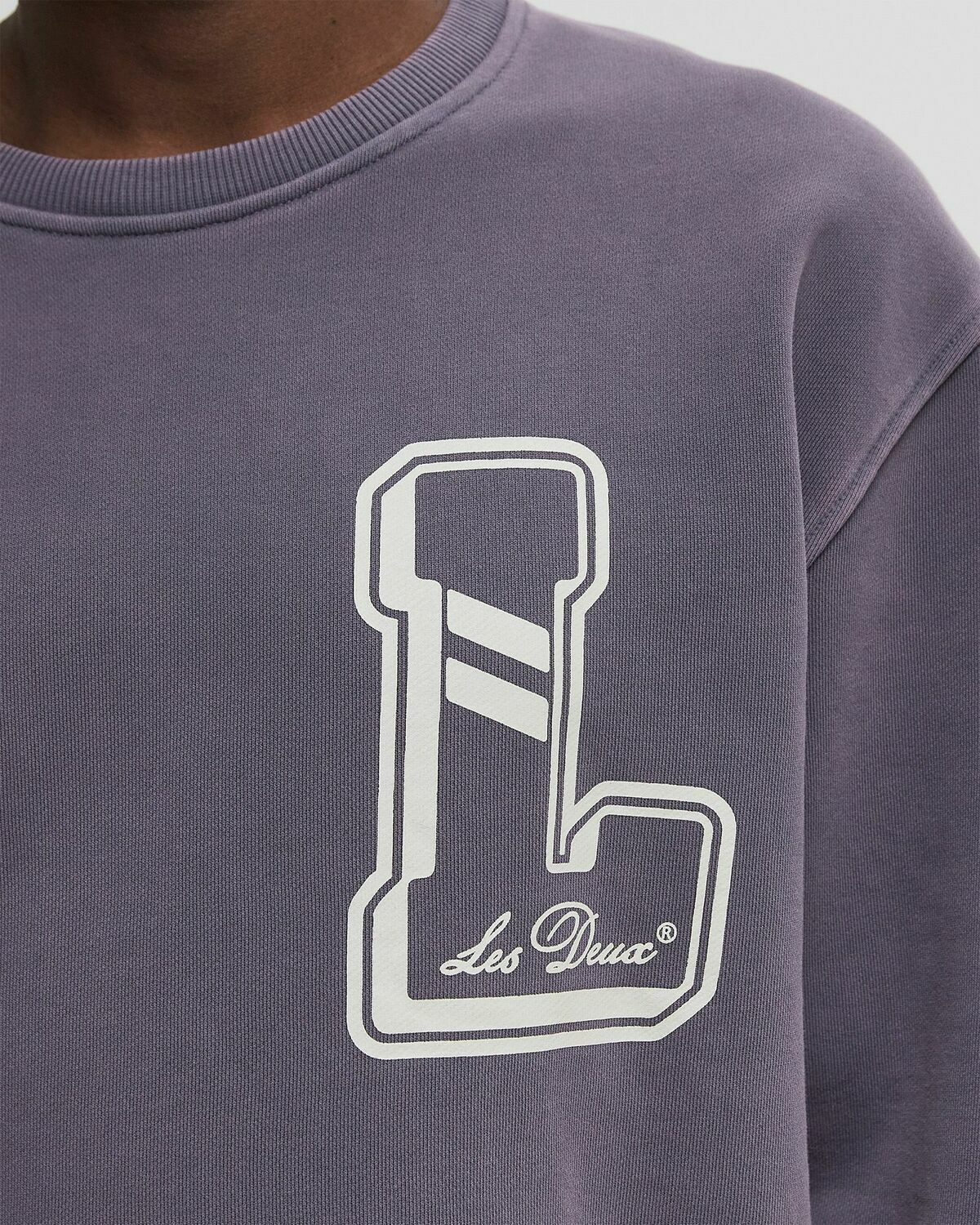 Les Deux Liberté Sweatshirt Purple Men