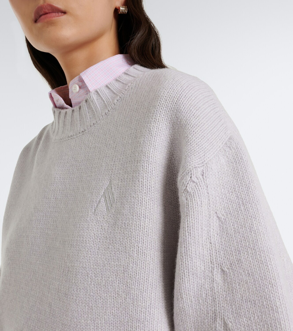 The Attico Wool and cashmere sweater